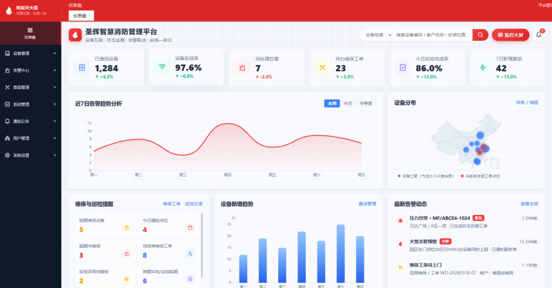 苏州.智能灭火器综合管理平台